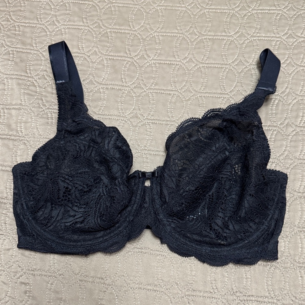 Elegant Black Lace Bra
